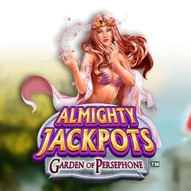 Almighty Jackpots: Garden of Persephone by Novomatic, showcased at regalrush.eu.com – game logo