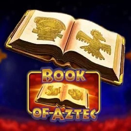 Logo of Book of Aztec from Amatic Industries at Regal Rush Casino