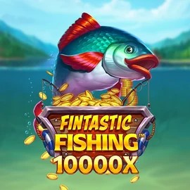 Fintastic Fishing slot logo by Foxium at Regal Rush CasinoFintastic Fishing