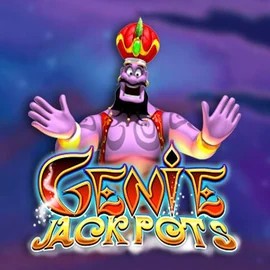 Genie Jackpots slot logo by Blueprint Gaming at Regal Rush Casino