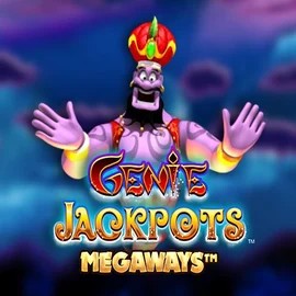 Jackpots logo of Genie Jackpots Megaways from Blueprint Gaming at Regal Rush Casino