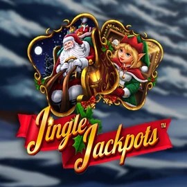 Jingle Jackpots online game logo by Dragon Gaming on regalrush.eu.com