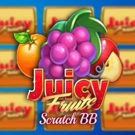 Juicy Fruits Scratch BB slot logo by Barbara Bang at Regal Rush CasinoJuicy Fruits Scratch BB