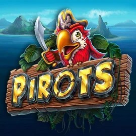 Pirots slot logo by ELK Studios at Regal Rush CasinoPirots