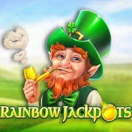 Official Jackpots logo: Rainbow Jackpots by Red Tiger Gaming at Regal Rush Casino