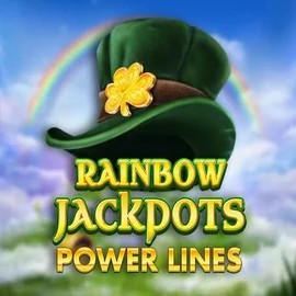 Rainbow Jackpots Power Lines by Red Tiger Gaming, showcased at regalrush.eu.com – game logo