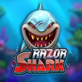 Razor Shark online game logo by Push Gaming on regalrush.eu.com