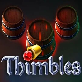 Thimbles slot logo by Evoplay at Regal Rush CasinoThimbles