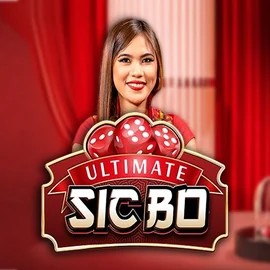 Ultimate Sic Bo slot logo by Ezugi at Regal Rush Casino